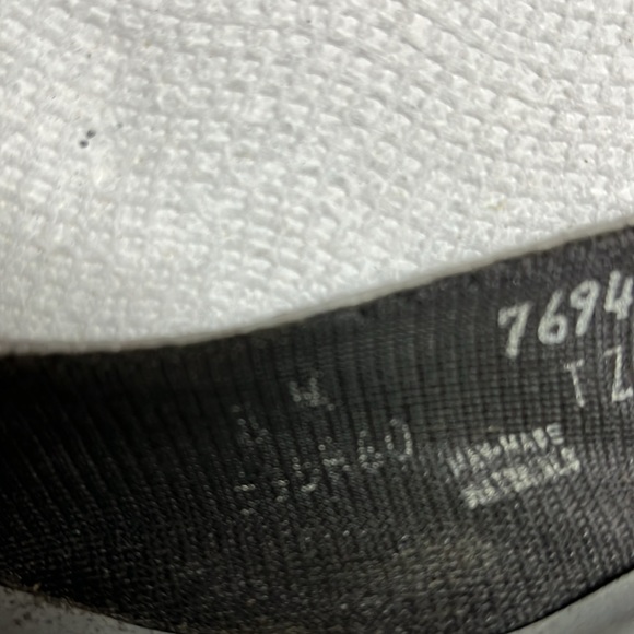 Vintage Gray crocodile like slingbacks size 8 medium - Picture 7 of 15